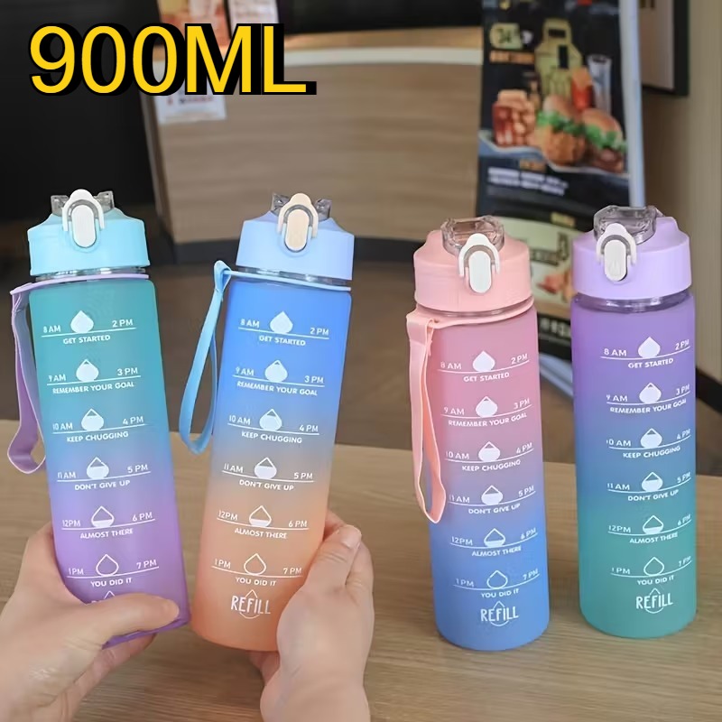 Smart Water Bottle Tracker - Borraccia Sportiva da 900ml Resistente alle