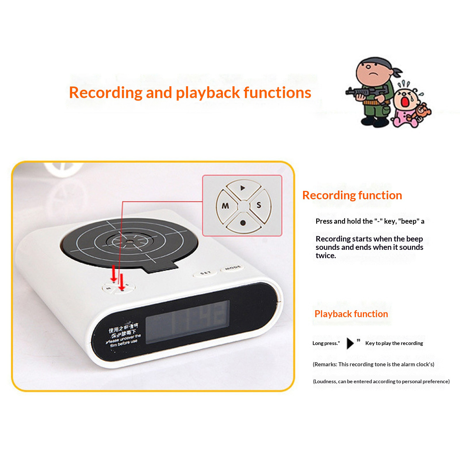Electronics Gadgets To Gift - Sveglia da Tavolo Elettronica Creativa a