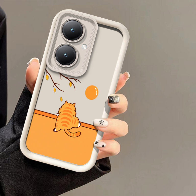 Vivo Y28 - Custodia per telefono con simpatici gatti