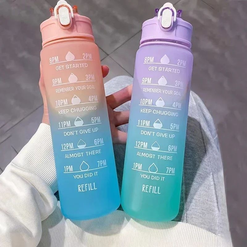 Smart Water Bottle Tracker - Borraccia sportiva con cannuccia con tracciamento