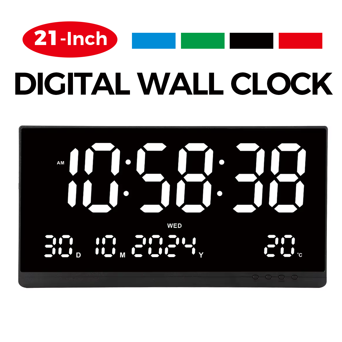 Modern Electronics Gadgets - Orologio da Parete Digitale Grande 21''