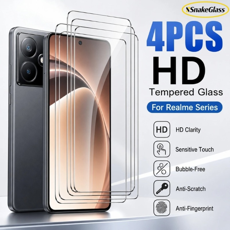 Realme Gt 6 - Pellicola Protettiva in Vetro Temperato HD
