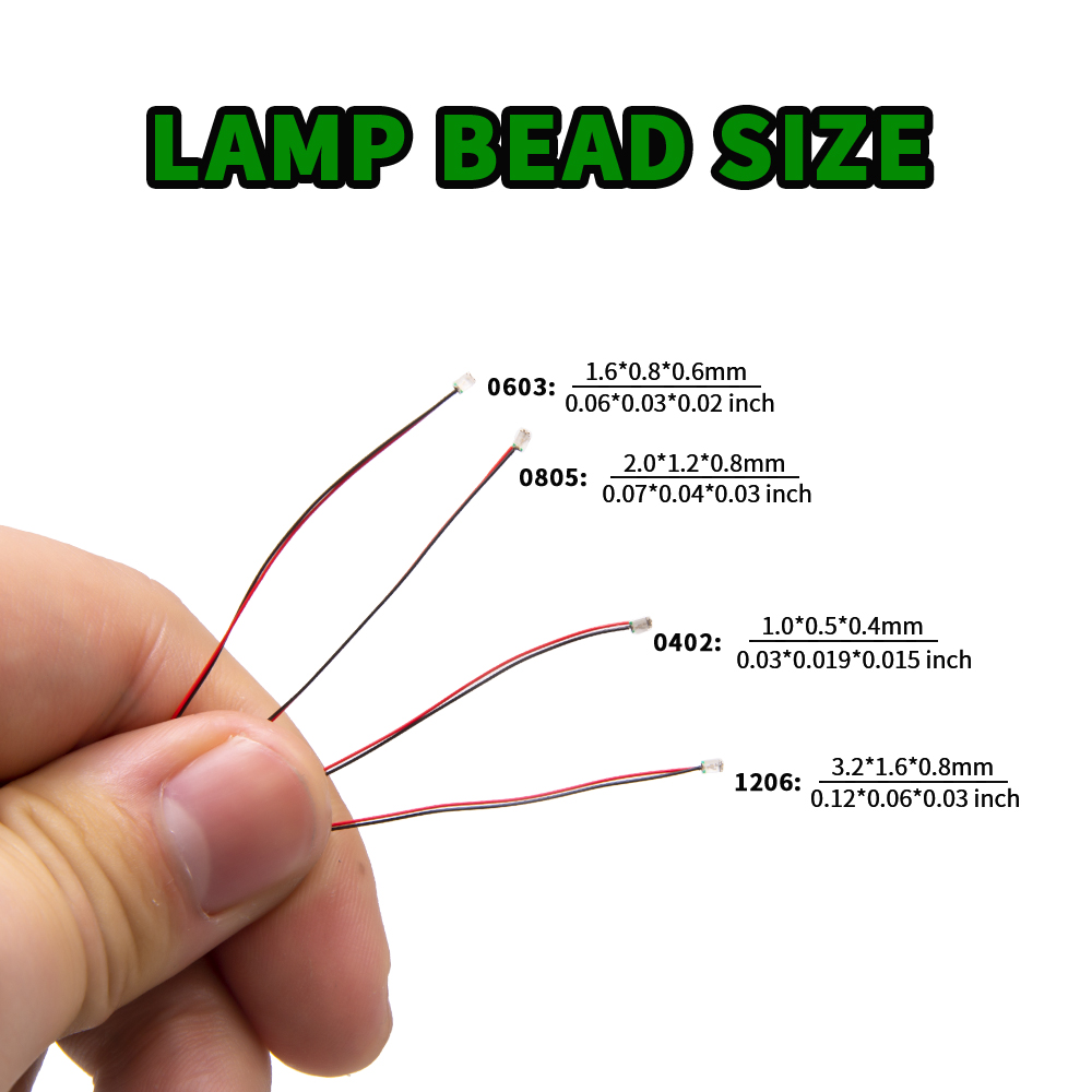 Diy Electronics Gadgets - Set di 10 Micro LED Pre-Saldati