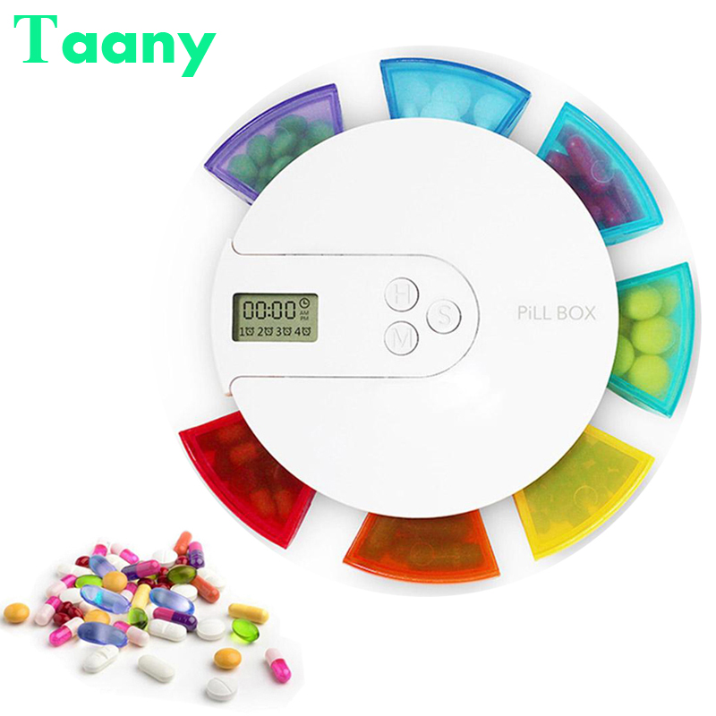 Modern Electronics Gadgets - Portapillole Elettronico con Promemoria 7 Giorni,
