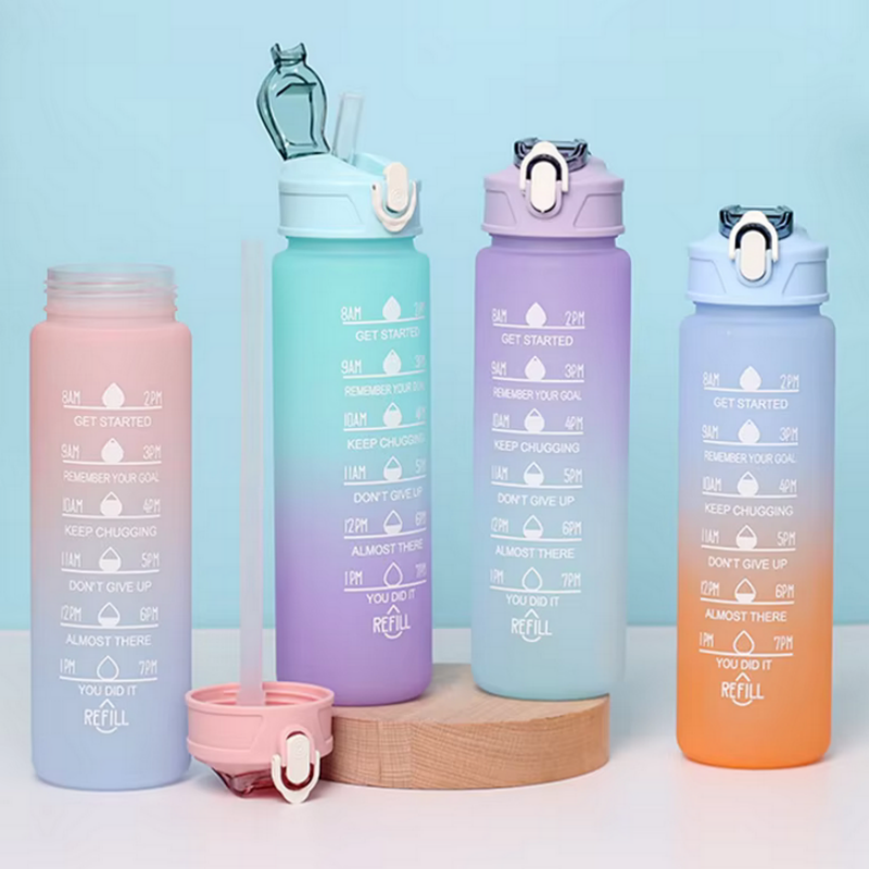 Smart Water Bottle Tracker - Borraccia sportiva con cannuccia con tracciamento