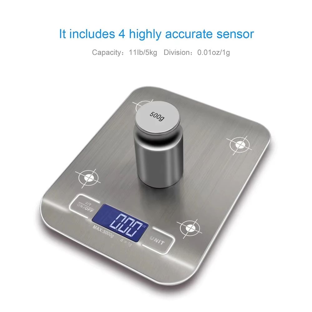 10kg 5kg/1g Bilancia da cucina - Electronic Gadgets recensione e prezzo