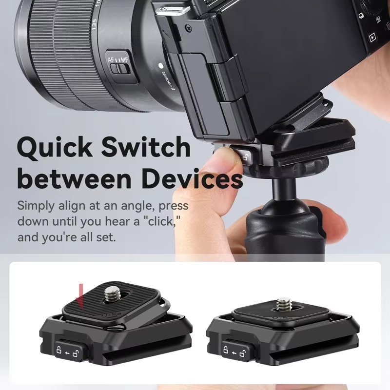 Piastra di bloccaggio rapido a - Compact Camera Mirrorless recensione e prezzo