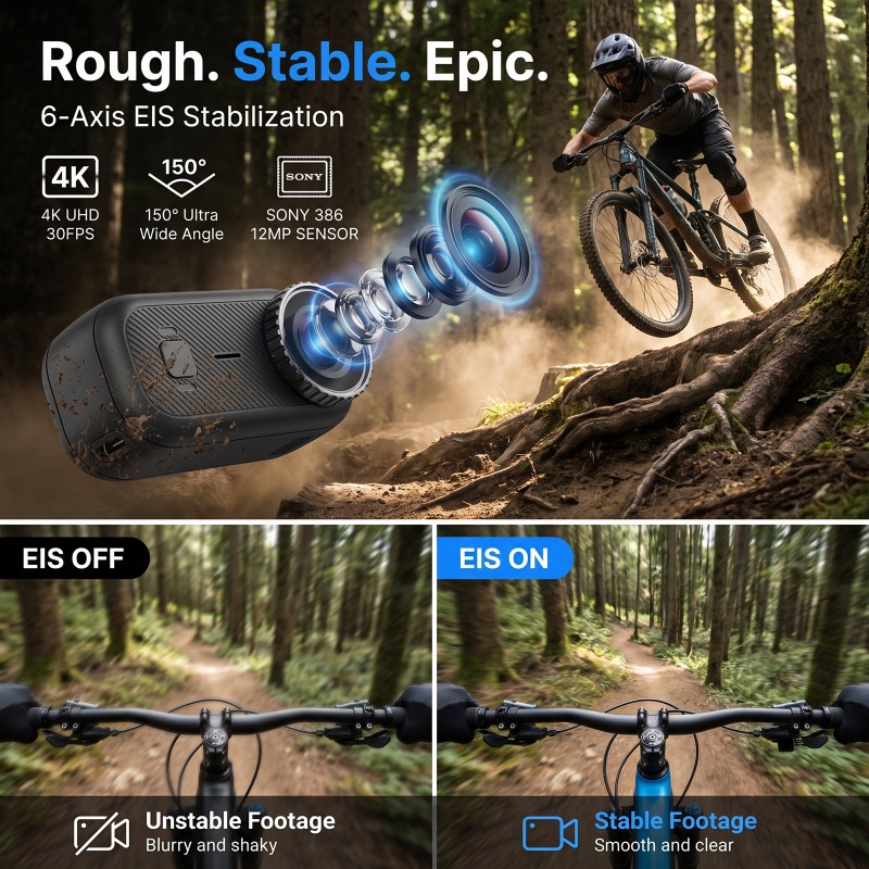 Videocamera Sportiva APEX Acti - Action Camera 4K recensione e prezzo
