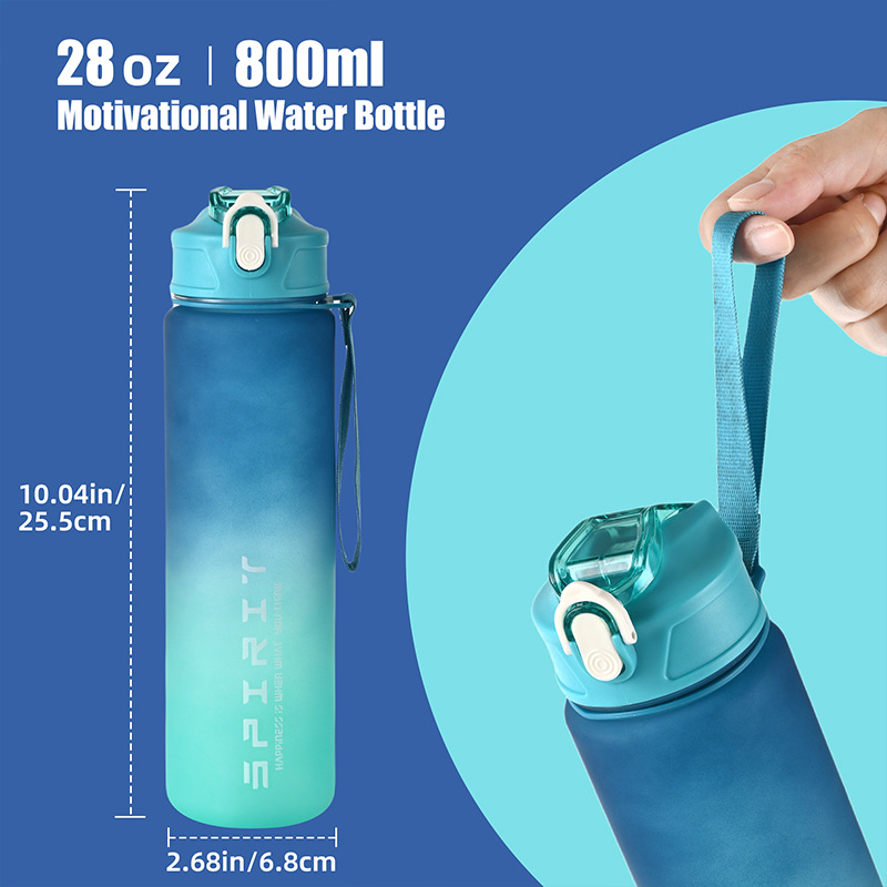 1 pz vendita calda 750 ml spor - Smart Water Bottle Tracker recensione e prezzo