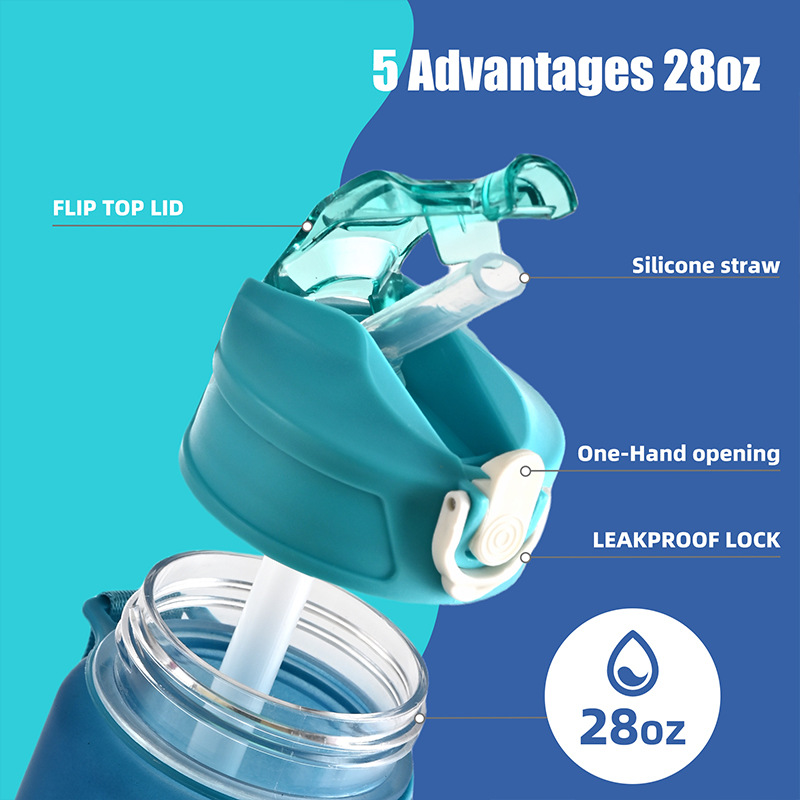 1 pz vendita calda 750 ml spor - Smart Water Bottle Tracker recensione e prezzo