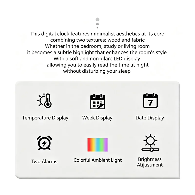 Orologio Sveglia Digitale in L - Modern Electronics Gadgets recensione e prezzo