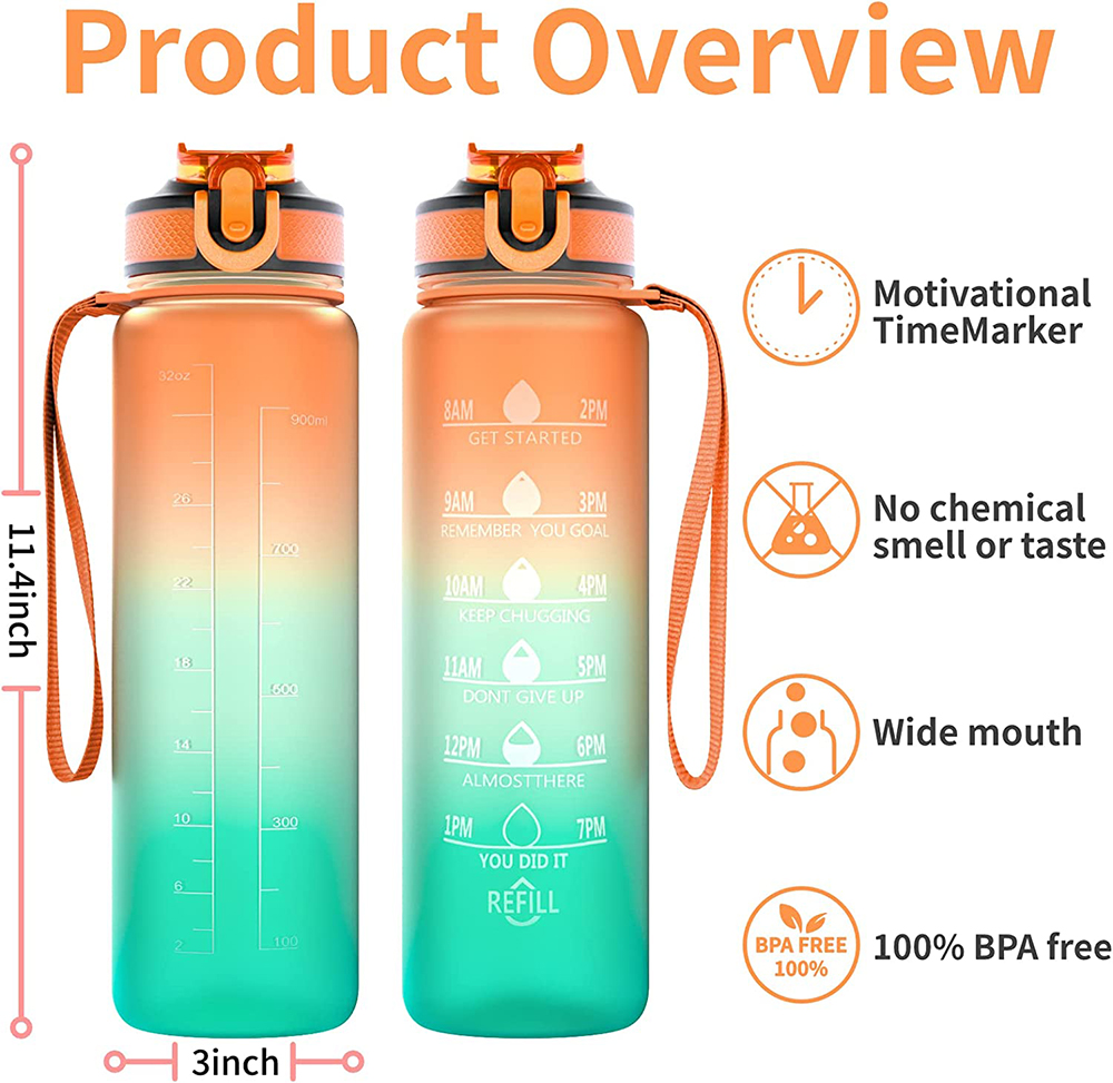 Borraccia sportiva motivaziona - Smart Water Bottle Tracker recensione e prezzo