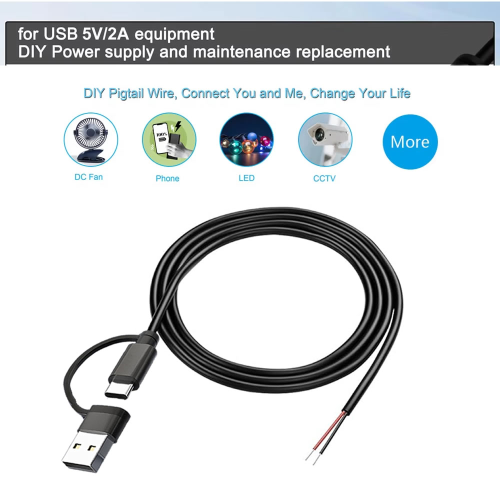 Cavo di alimentazione DC a 2 p - Diy Electronics Gadgets recensione e prezzo
