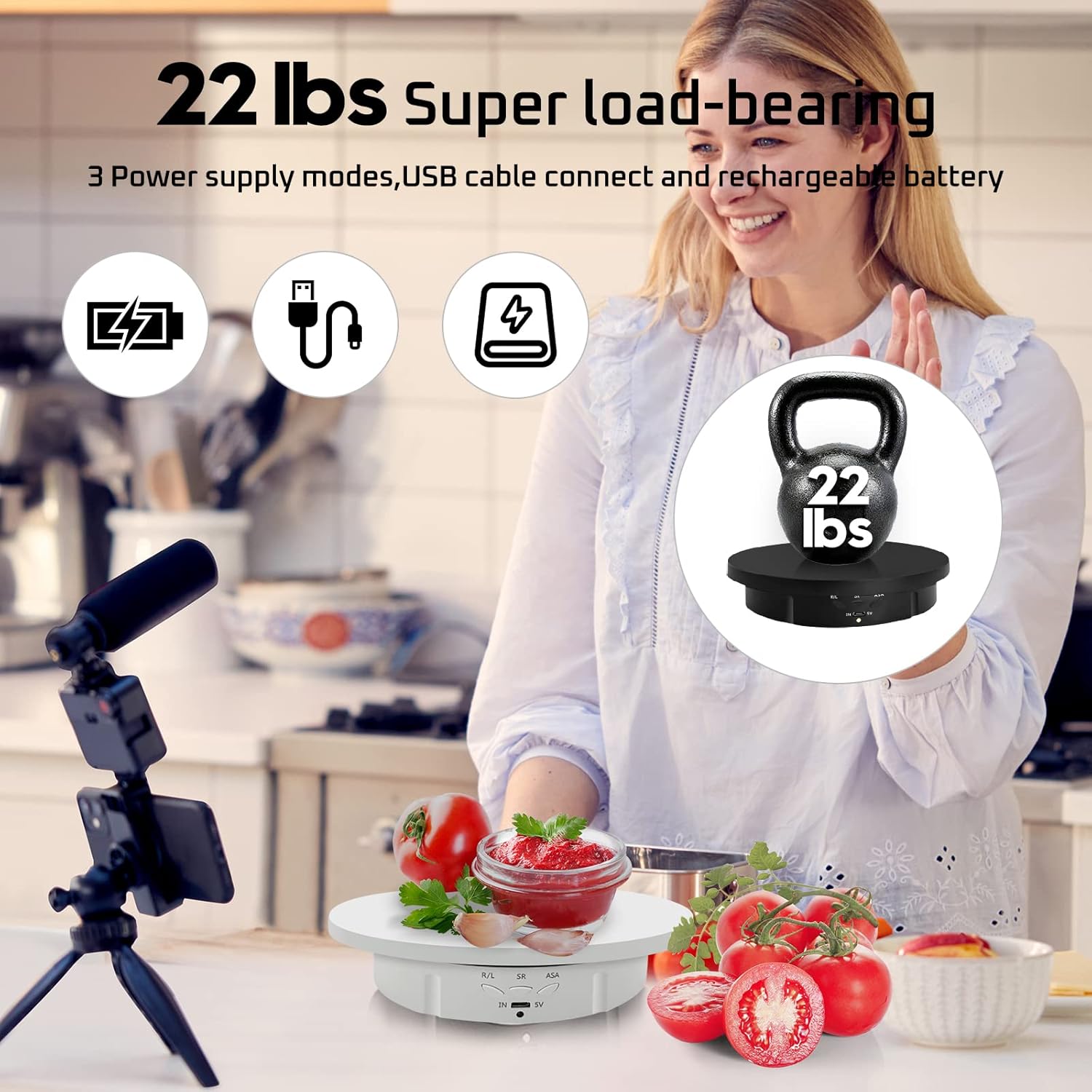 Espositore rotante motorizzato - Modern Electronics Gadgets recensione e prezzo