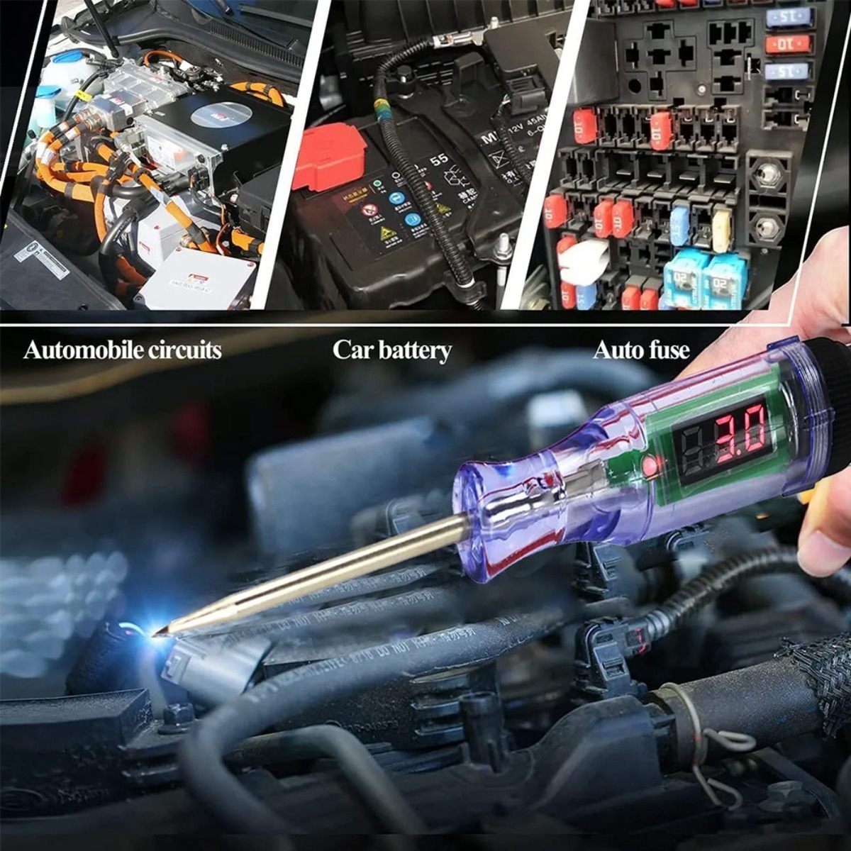 Tester di Tensione per Auto e  - Electronics Quiz recensione e prezzo